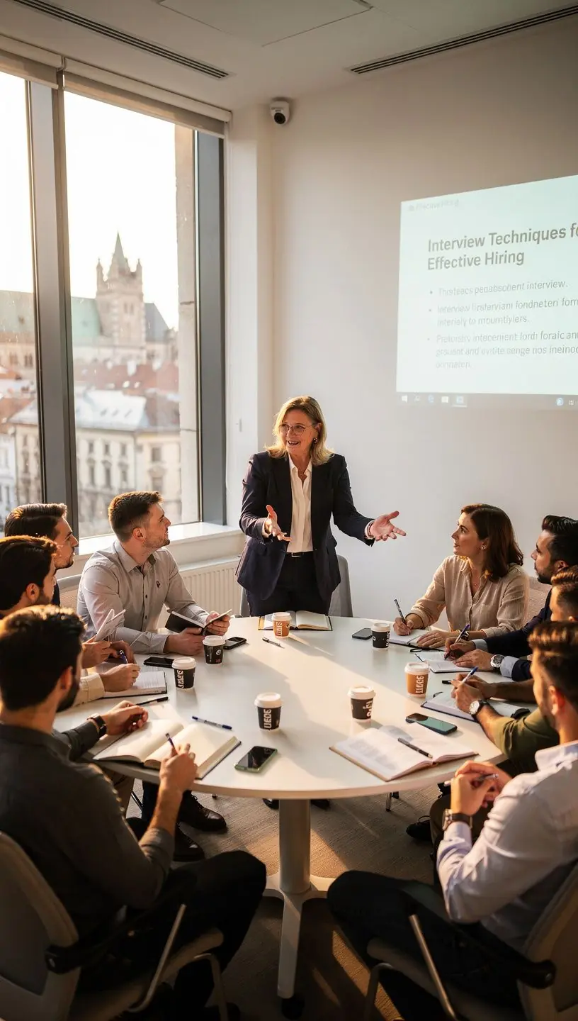 Többféle etnikai háttérrel rendelkező munkavállalók együttműködése.